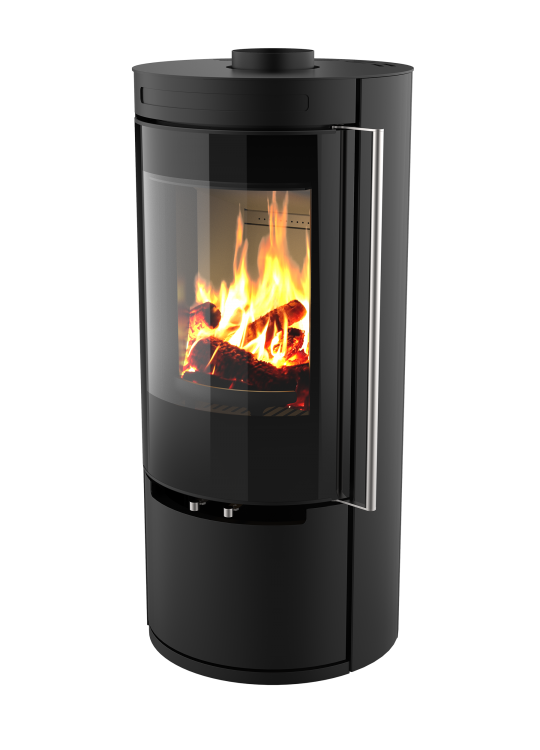 Poêle à bois Fusion de Morvan, avec une puissance de 7 kW et un rendement élevé de 80 %. Conçu pour des bûches de 33 cm, il utilise une combustion triple pour maximiser la chaleur tout en minimisant les émissions. Ce modèle est doté d’une porte vitrée offrant une vue panoramique des flammes et d’une technologie de chauffage rayonnant pour un confort thermique optimal.