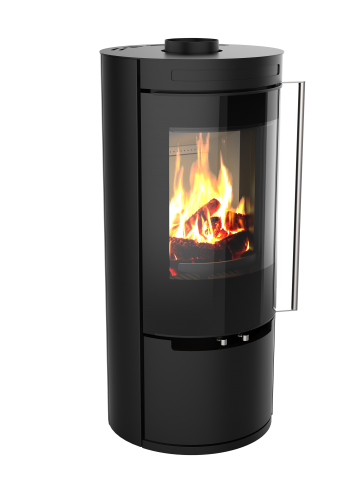 Poêle à bois Fusion de Morvan, avec une puissance de 7 kW et un rendement élevé de 80 %. Conçu pour des bûches de 33 cm, il utilise une combustion triple pour maximiser la chaleur tout en minimisant les émissions. Ce modèle est doté d’une porte vitrée offrant une vue panoramique des flammes et d’une technologie de chauffage rayonnant pour un confort thermique optimal.