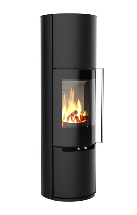 Poêle à bois Fusion'L de Morvan, puissant et économique avec une puissance de 7 kW et un rendement de 87 %. Doté d'une finition élégante en pierre naturelle pour une meilleure rétention de la chaleur, il utilise une triple combustion pour maximiser l'efficacité. La porte vitrée offre une vue panoramique des flammes, ajoutant une touche de confort visuel à ses hautes performances écologiques.