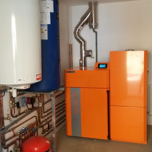 chaudière à granulés GM EASY 24 Kw MORVAN installation Saône et Loire