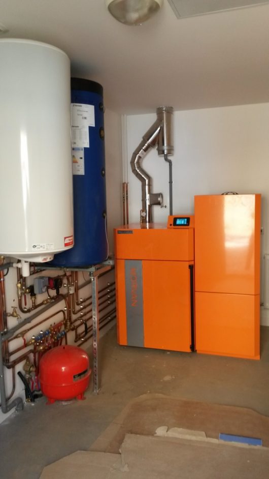 chaudière à granulés GM EASY 24 Kw MORVAN installation Saône et Loire