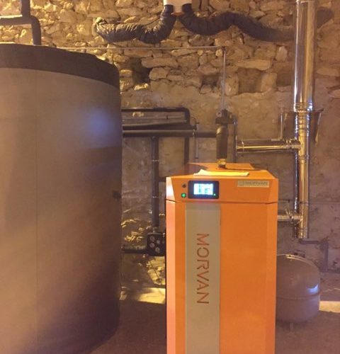 installation chaudière à bois SX Easy 25kW MORVAN Garonne