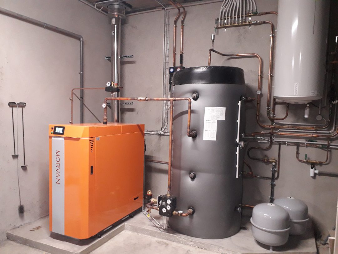 installation chaudière à bois SX Easy 25 kW MORVAN Alpes