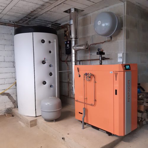 installation chaudière à bois SX Easy 25kW MORVAN Haute Marne