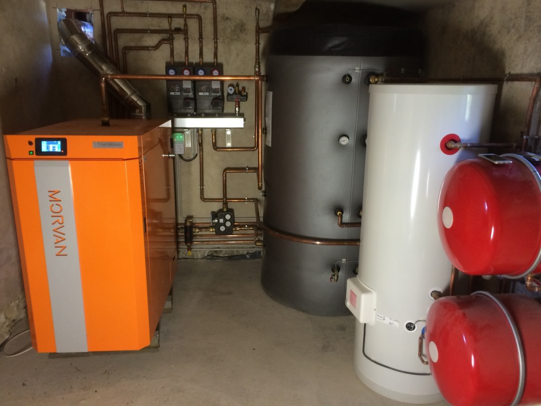 installation chaudière à bois SX Easy 35 kW MORVAN Vaucluse