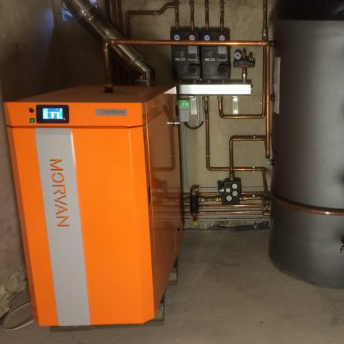 installation chaudière à bois SX Easy 35 kW MORVAN Vaucluse