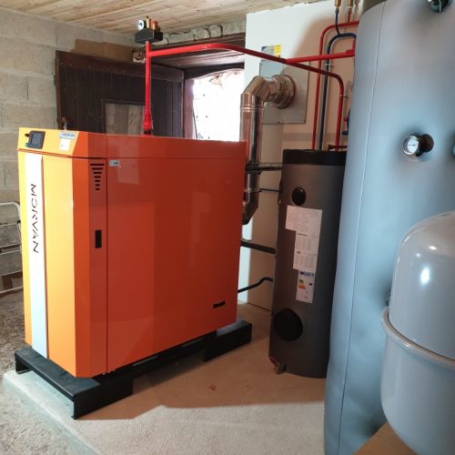 chaudière bois SX EASY 35 Kw MORVAN installation Haute Marne