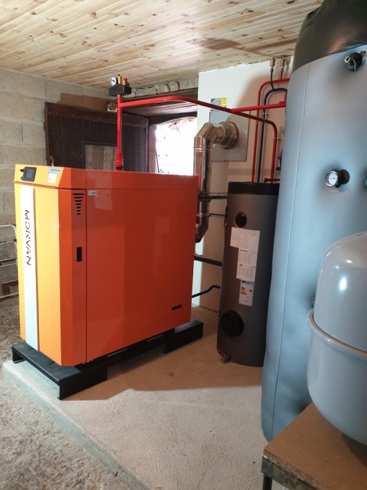 chaudière bois SX EASY 35 Kw MORVAN installation Haute Marne