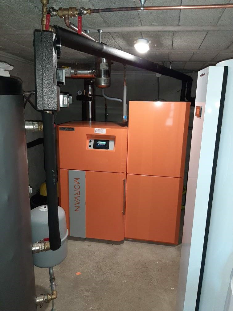 installation chaudière à granulés GM Easy 18 kW MORVAN Landes