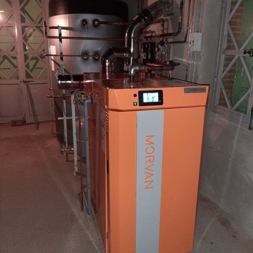 installation chaudière à bois SX Easy 35 kW MORVAN Tarn et Garonne