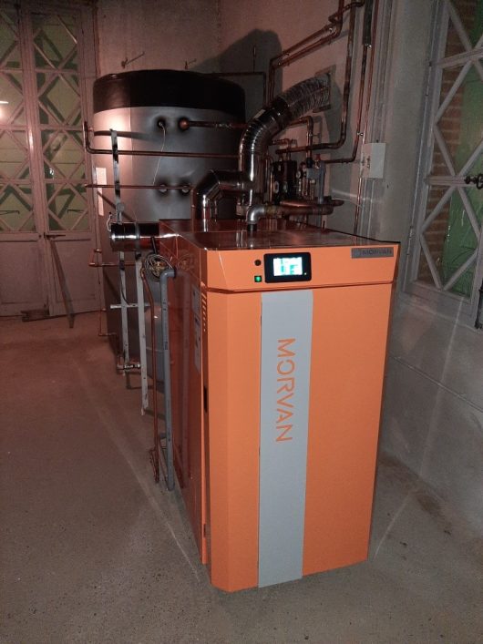 installation chaudière à bois SX Easy 35 kW MORVAN Tarn et Garonne