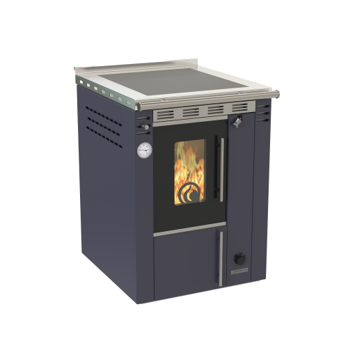 Cuisinière à bois Arthéna 10 de Morvan, puissance de 15,8 kW avec un rendement de 84,7 %. Dotée d’une plaque de cuisson en fonte polie, d’un four spacieux et d’un raccordement pour chauffage central. Conçue pour des bûches, elle assure un chauffage écologique et performant tout en offrant un mode de cuisson authentique au bois. Disponible en finitions anthracite et ivoire, idéale pour les cuisines traditionnelles ou modernes.