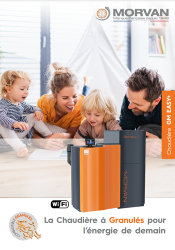 Brochure de la chaudière à granulés GM EASY+ de Morvan. Toutes les informations essentielles sur la chaudière GM EASY+ Morvan, incluant ses caractéristiques, avantages et détails techniques pour une installation optimale.