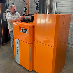 Chaudière mixte bois et granulés GMX EASY 25 kW (73)