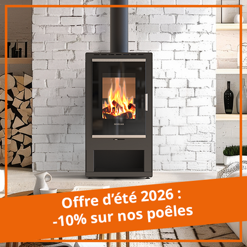 Offre d’été MORVAN : jusqu’à -10% sur nos poêles